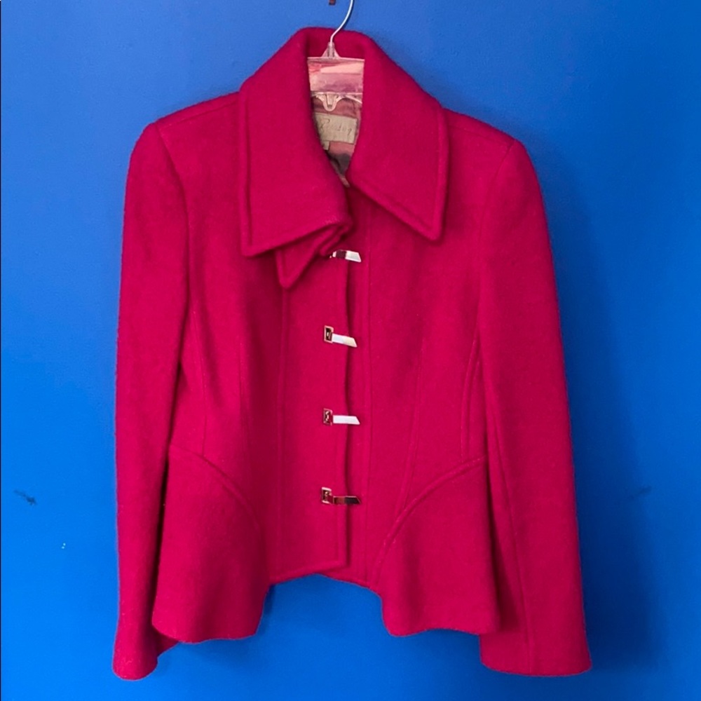 EMIL RUTENBERG Fuchsia Fitted Blazer Sz 6